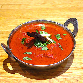 Lamb Vindaloo. Spicy
